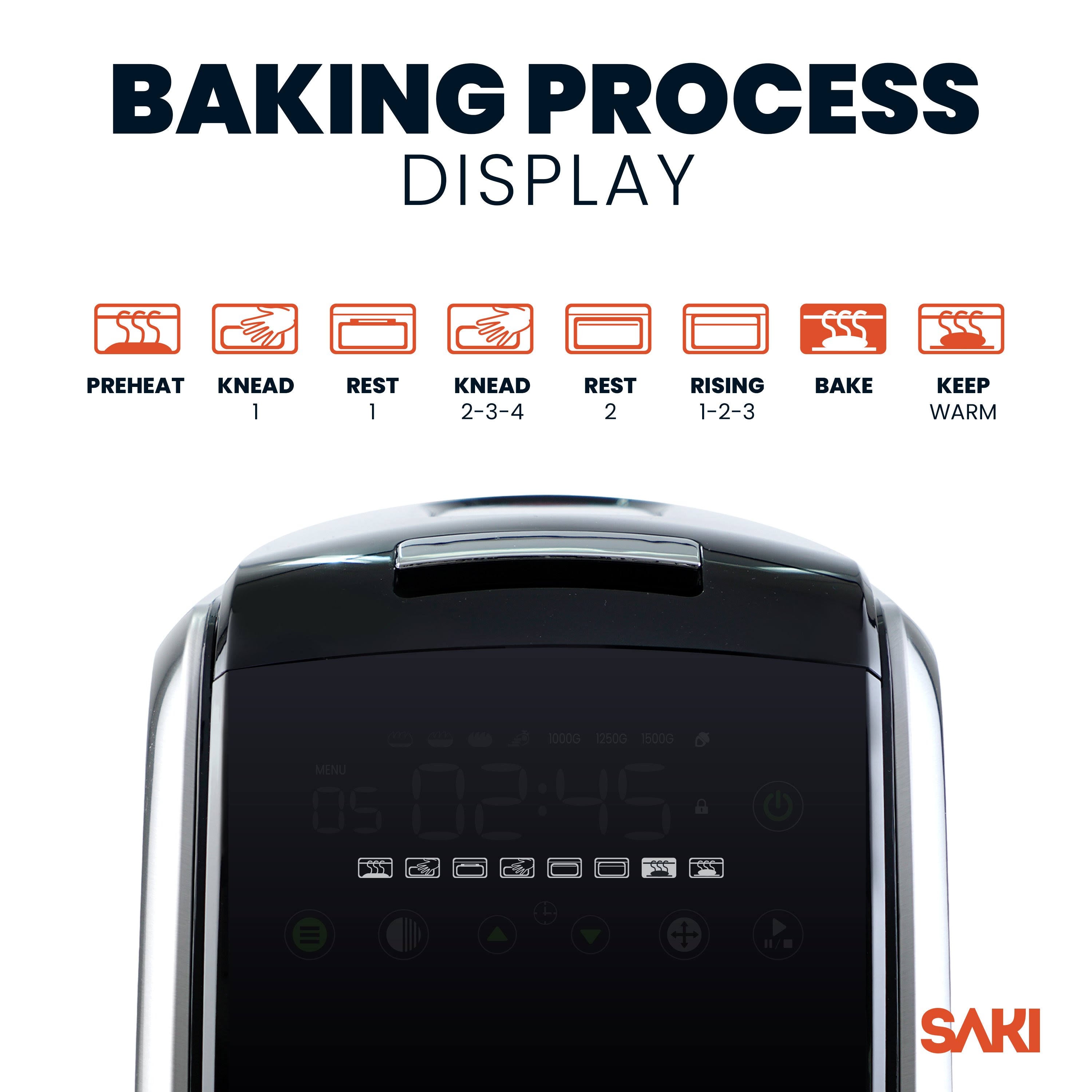 Bread Maker Programmable Nonstick 3.3 LBS a7