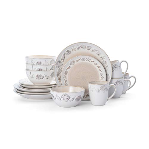 Dinnerware Set 16-Piece Beige a7