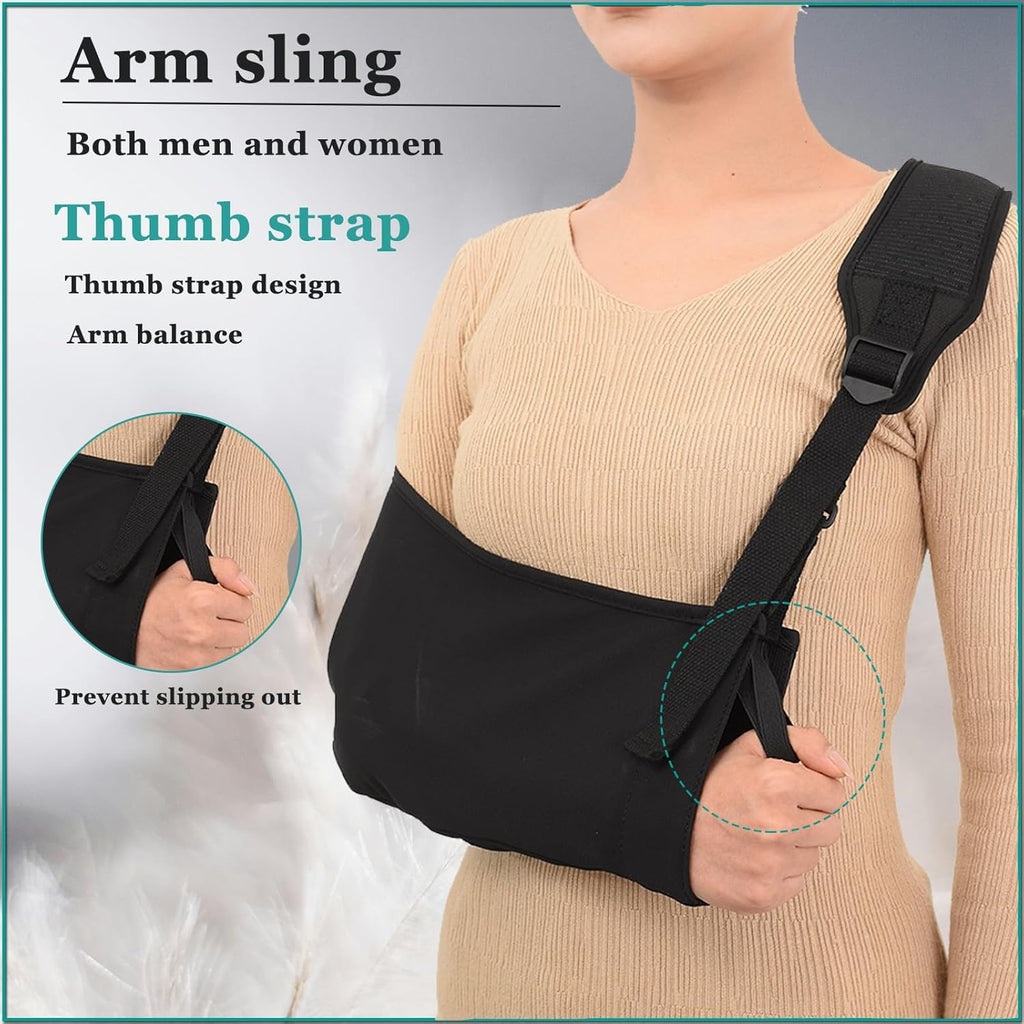 Arm Sling Shoulder Immobilizer Breathable Rotator Cuff Support Brace k7