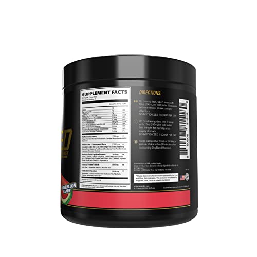 Pre Workout Powder with Caffeine and L Glutamine, Sour Flavor 40 Servings k7
