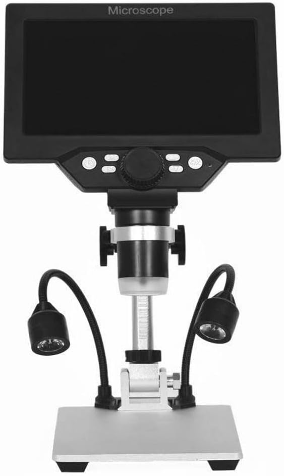 Digital Microscope 7 Inch LCD 12MP 1-1200X Magnifier with Stand a7