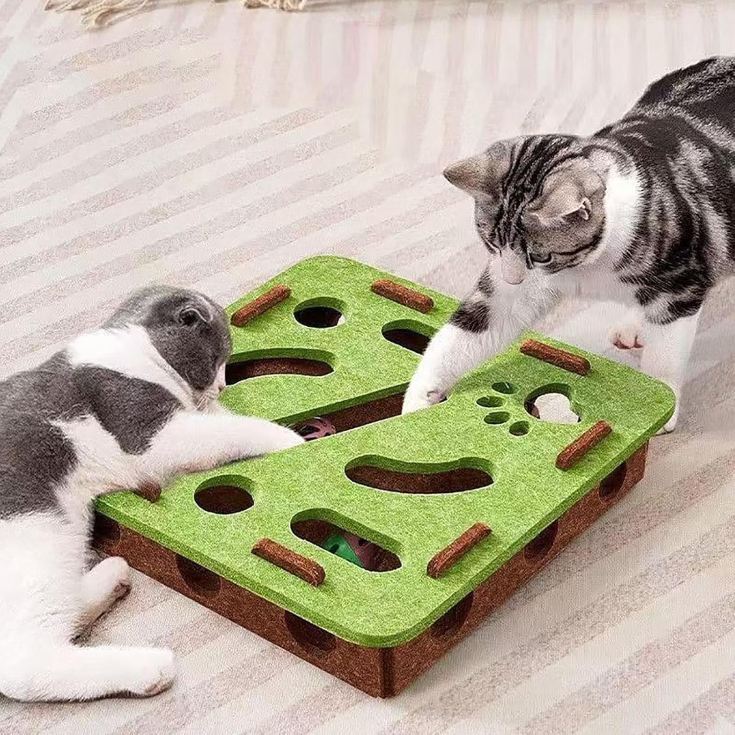 Cat Nail File Scratcher Box Toy for Indoor Cats a7