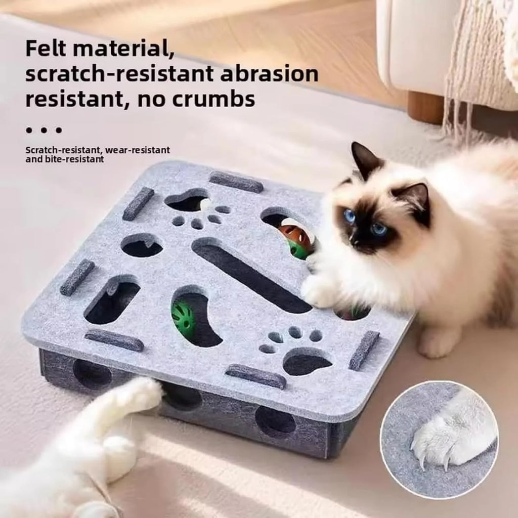 Cat Nail File Scratcher Box Toy for Indoor Cats a7