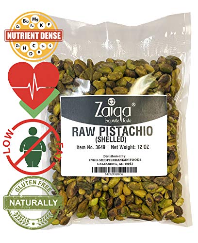 Unsalted Pistachio Kernels No Shell 12oz A7