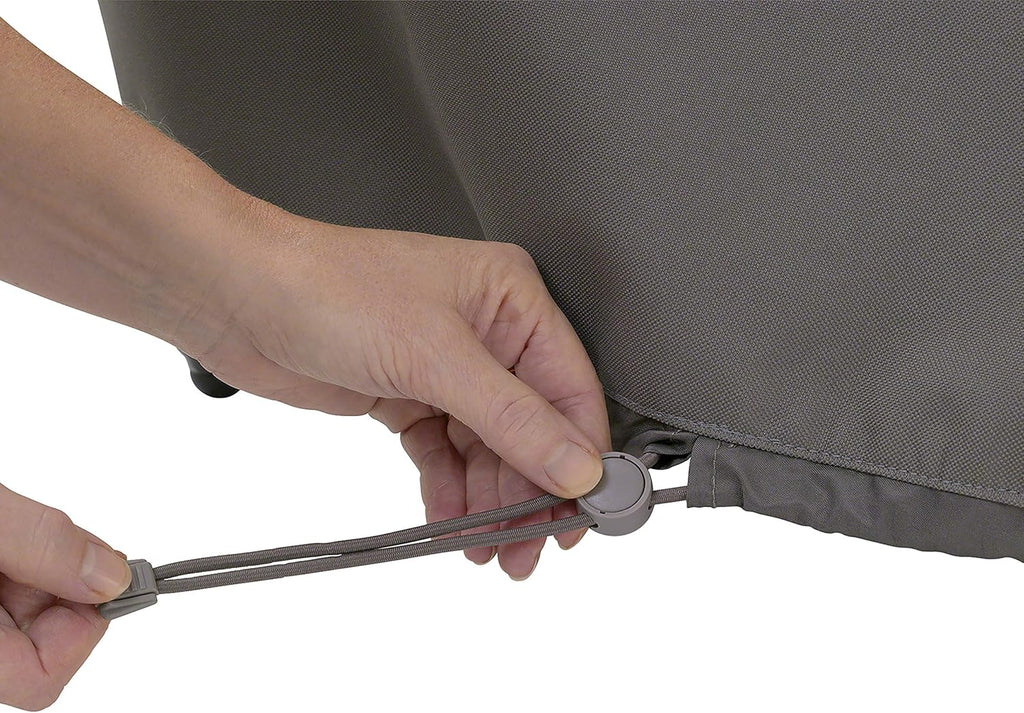 BBQ Grill Cover Water-Resistant 58 Inch Dark Taupe Pack of 2 k7m