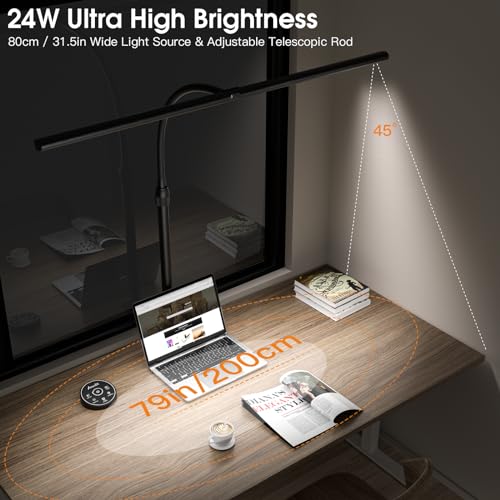 Desk Lamp with Remote Control and Adjustable Brightness 7k
