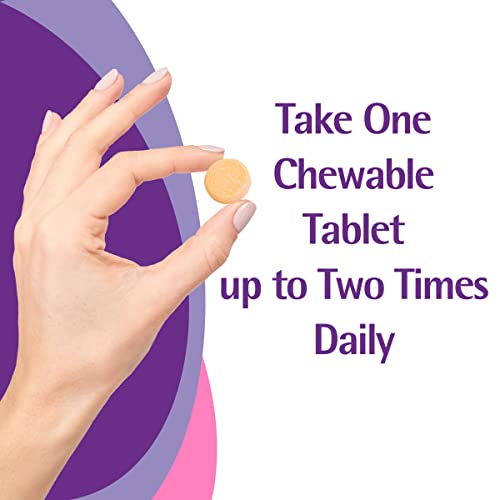 Calcium Vitamin D Chewable Supplement, Cherry Orange Fruit Punch 60 Count a7