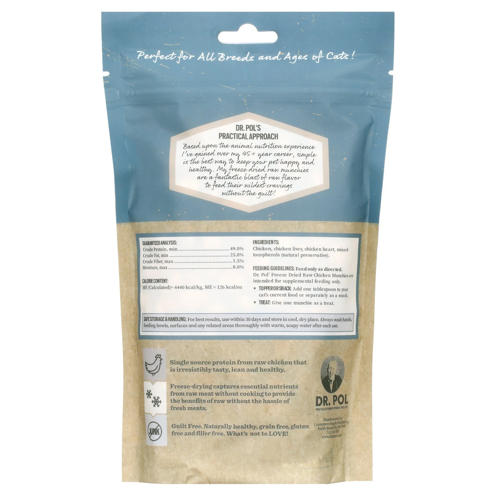 Freeze Dried Chicken Cat Treat Meal Topper k7x