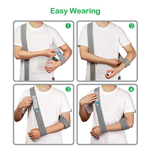 Arm Sling for Broken Bones Adjustable Shoulder Immobilizer q7