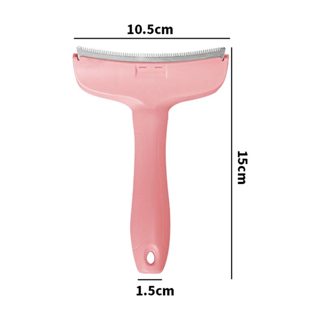 Pet Comb Dematting Hair Removal Tool Double-Sided Brush for Dogs Cats a7