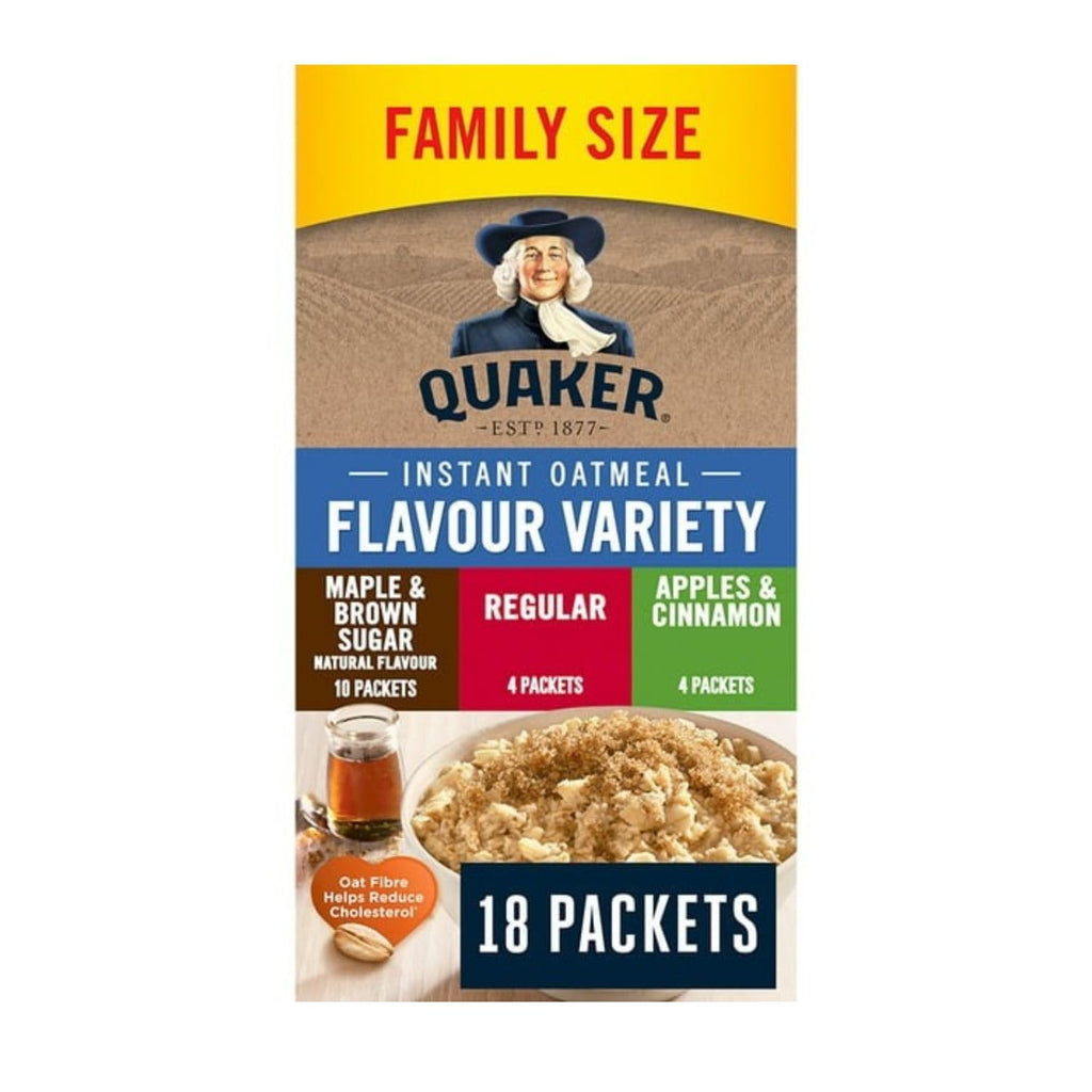 Maple Brown Sugar Instant Oatmeal Variety Pack 18ct a7