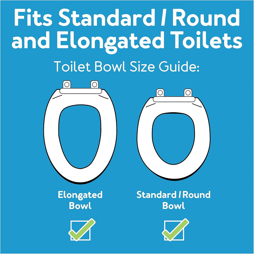 Raised Toilet Seat 5 Inch Lift Riser for Elderly White k7m