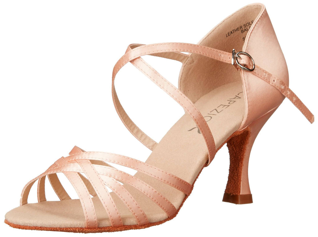 Dance Heels 2.5x22 Camel Satin a7