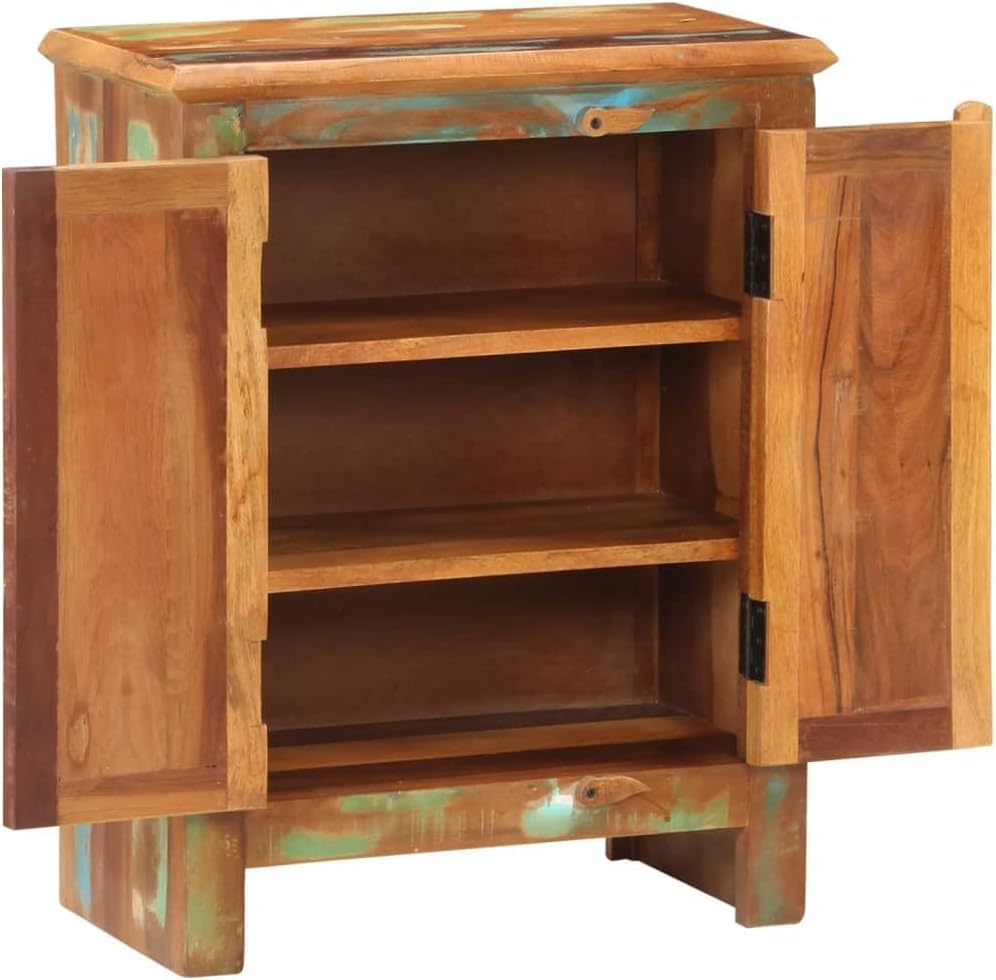 Sideboard with 2 Doors Solid Wood Reclaimed a7
