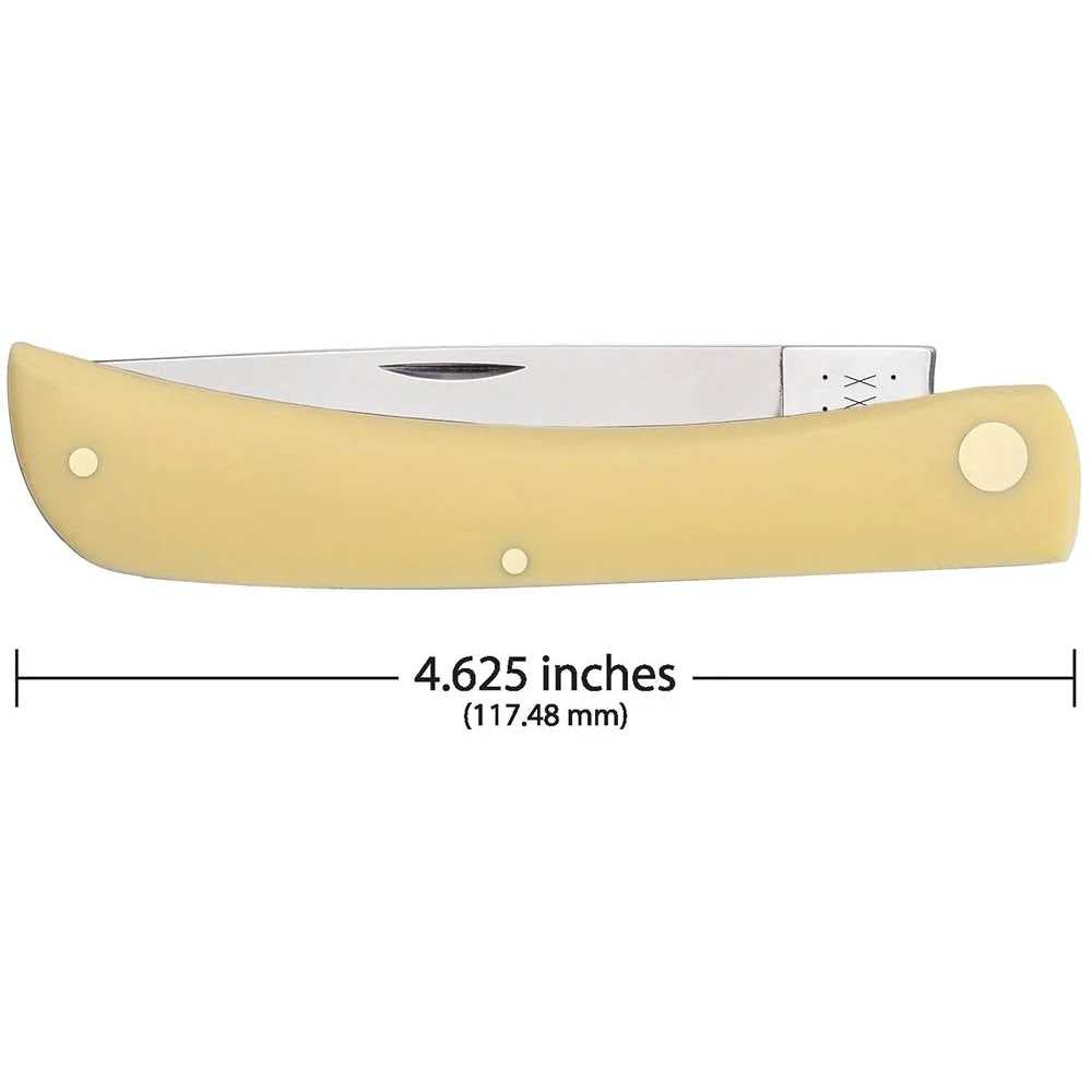 Pocket Knife with Yellow Handle CV Steel 7k