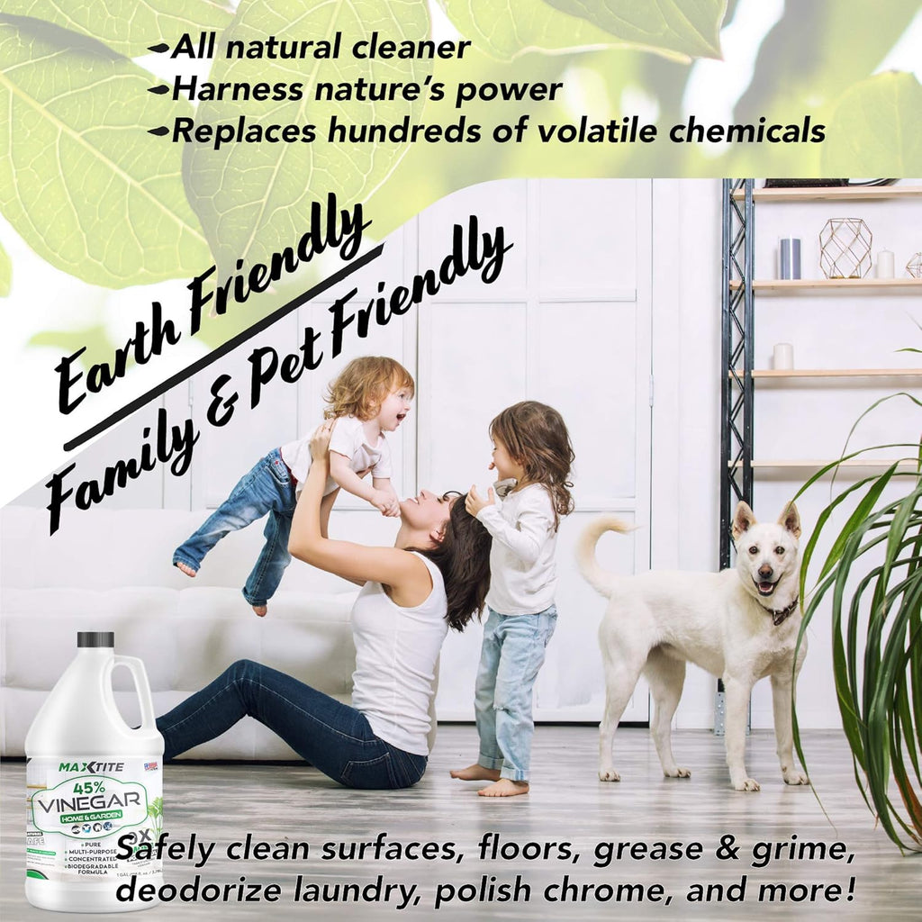 Concentrated Vinegar Cleaner for Home & Garden 1 Gallon k7