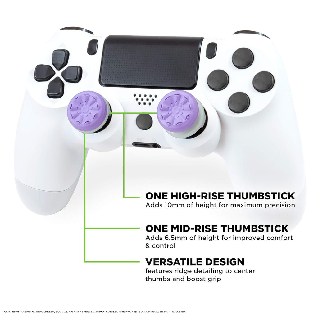 Gaming Thumbsticks for PS4 PS5 Purple a7