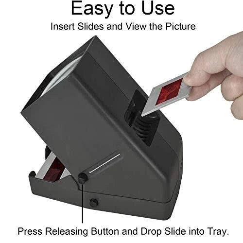 USB Powered 35mm Negative Slide Film Viewer with LED Light and 3X Magnification a7