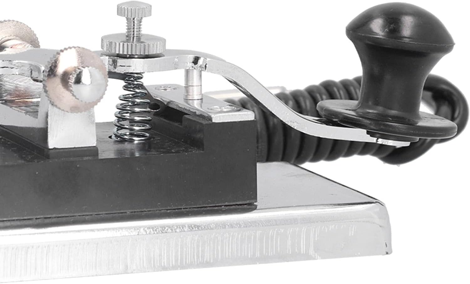 CW Telegraph Key Stainless Steel DIY Radio Teaching K4 a7