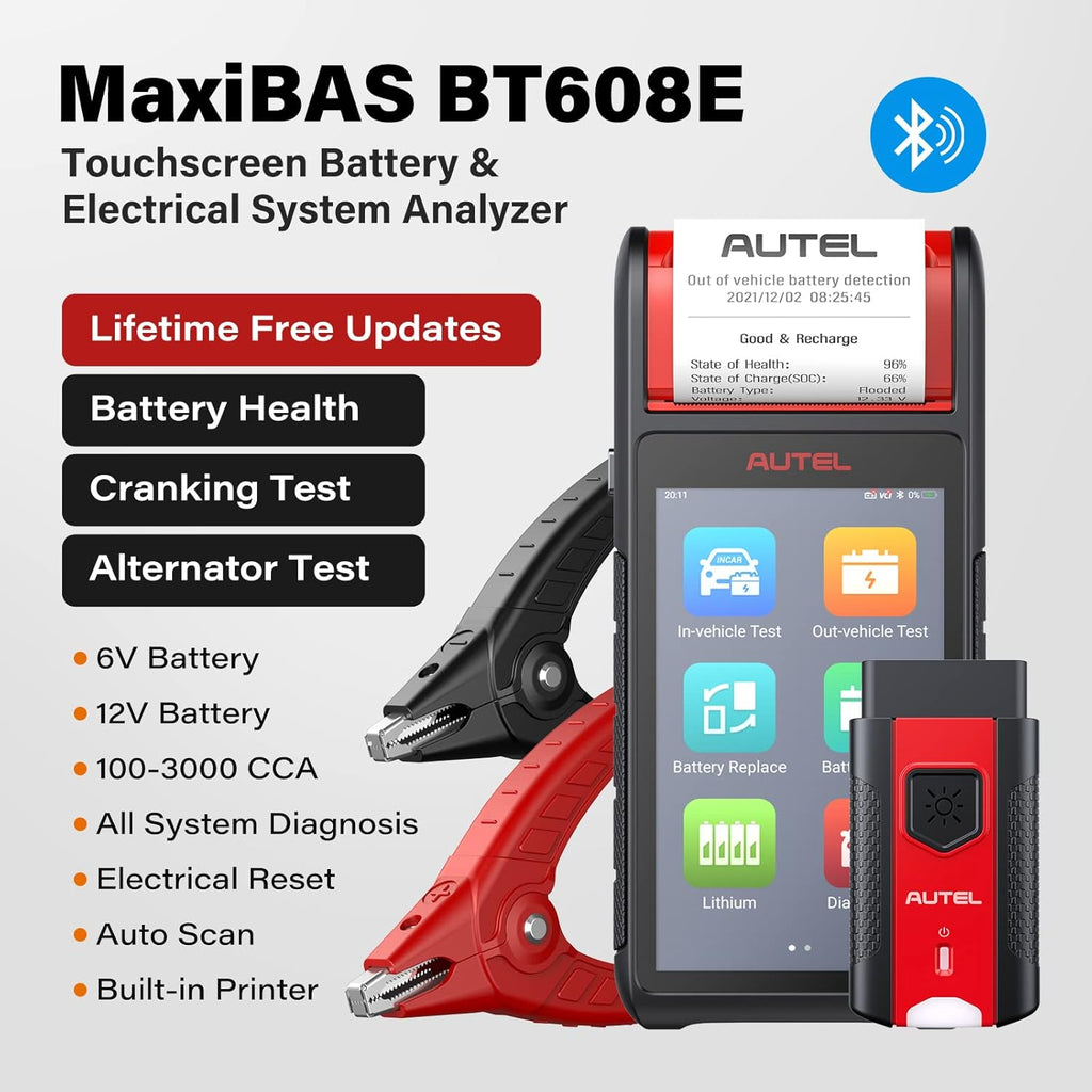 Battery Tester 6V 12V with All System Diagnostic Scan Tool OBD2 Scanner a7