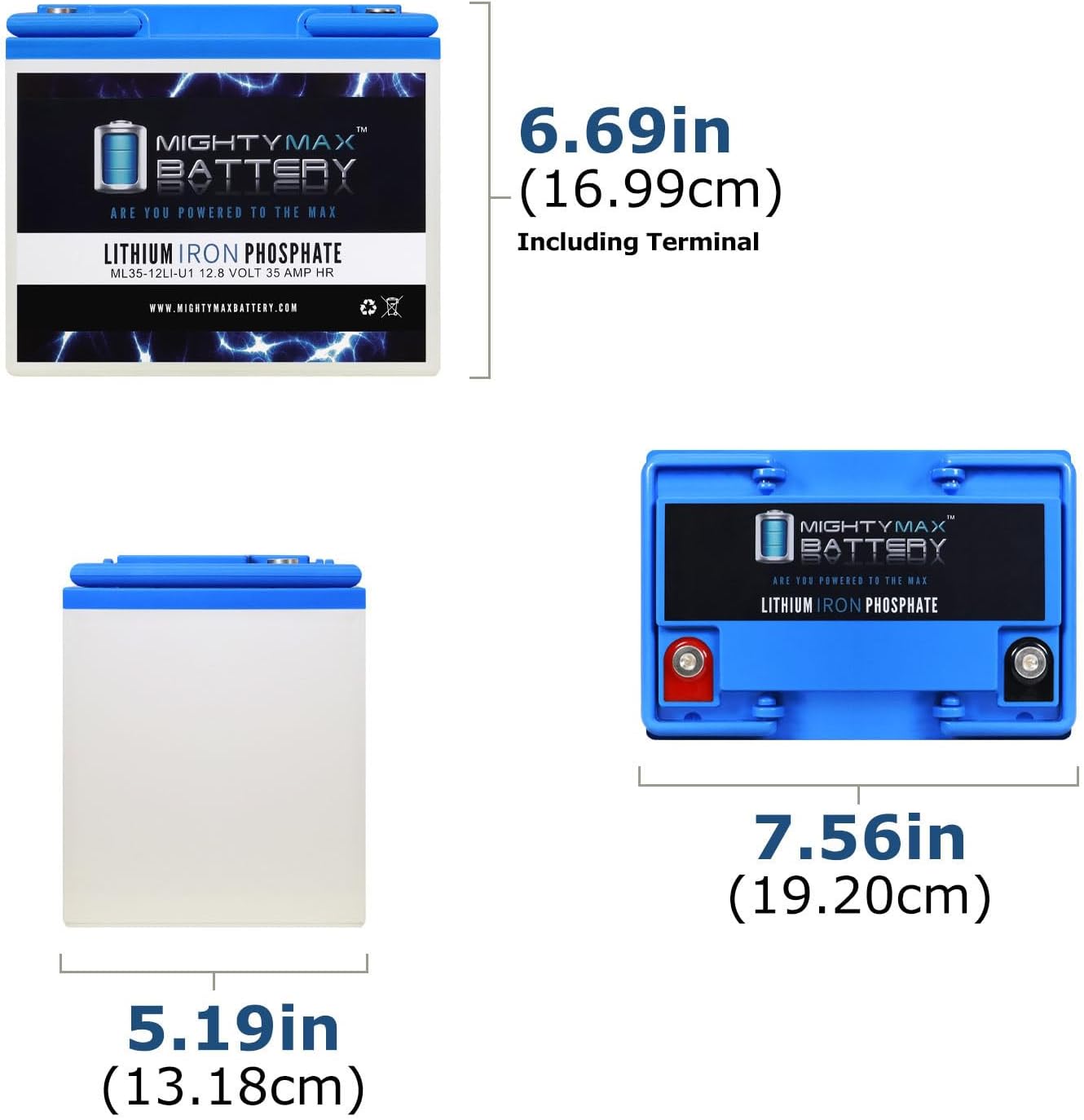 12V 35AH U1 Lithium Battery for Power Chair a7