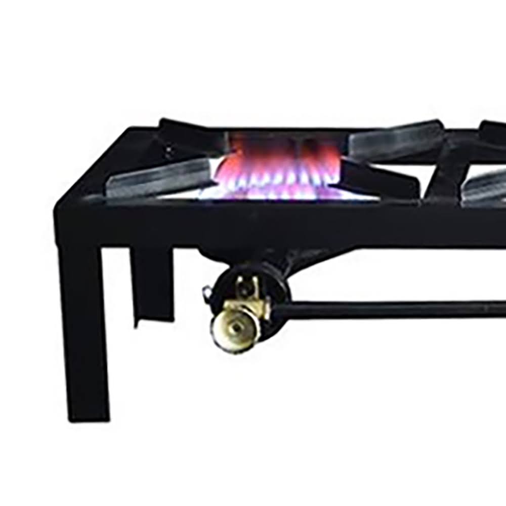 Camping Stove Triple Burner Angle Iron Black k7m