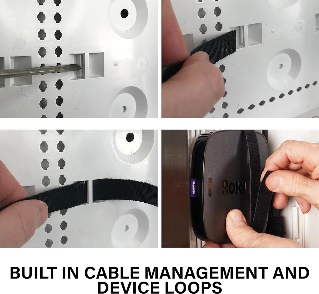 Cable Management Enclosure 17 Inch White k7