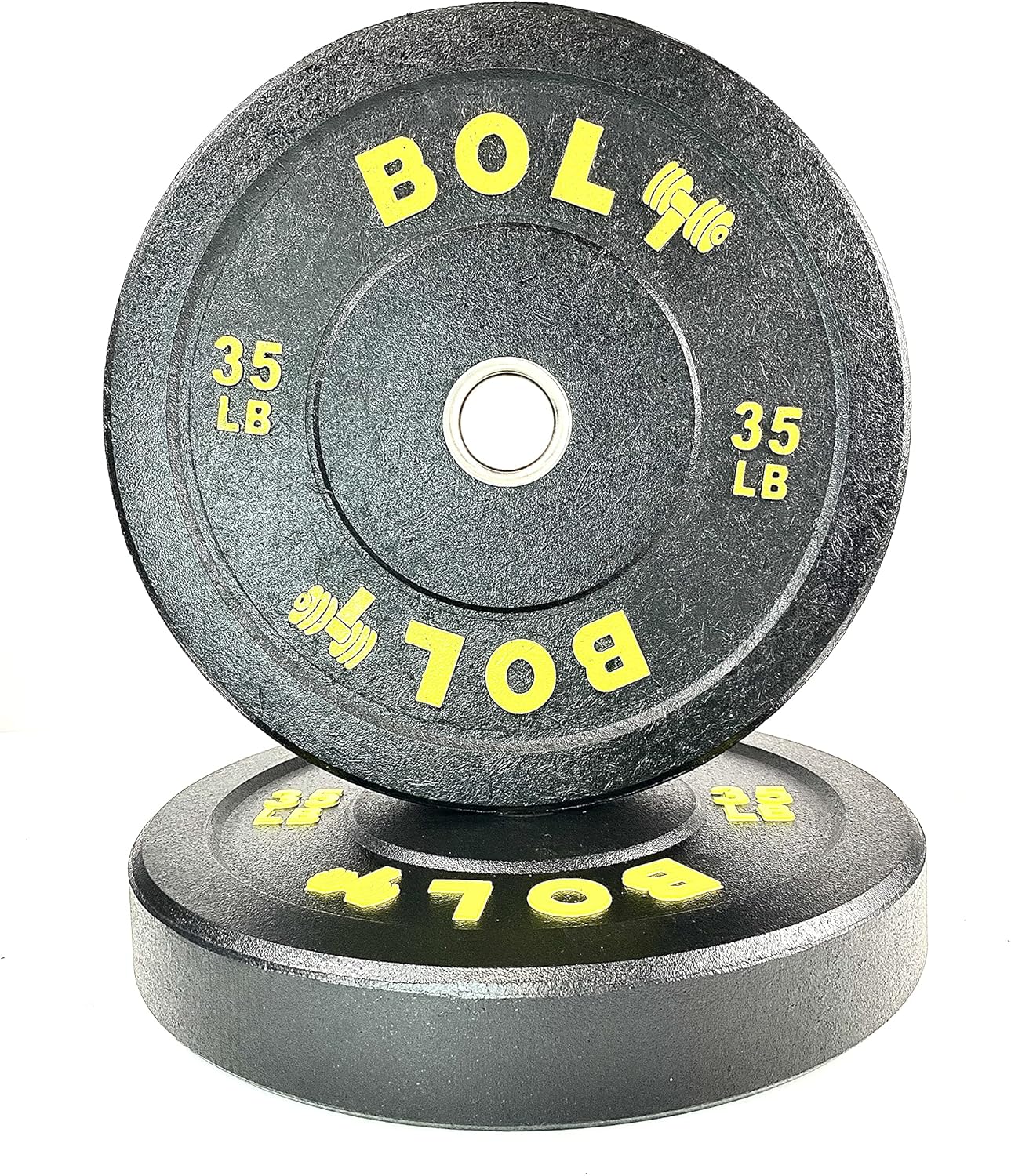 Crumb Bumper Plate Set 260 Lb for Weightlifting and Gym Home Use k7