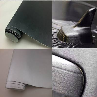 Brushed Aluminium Car Vinyl Wrap Film 152cm x 100cm a7