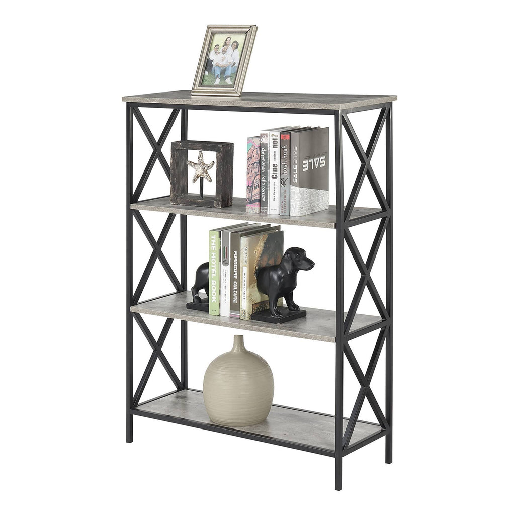 Bookcase 4 Tier Faux Birch a7