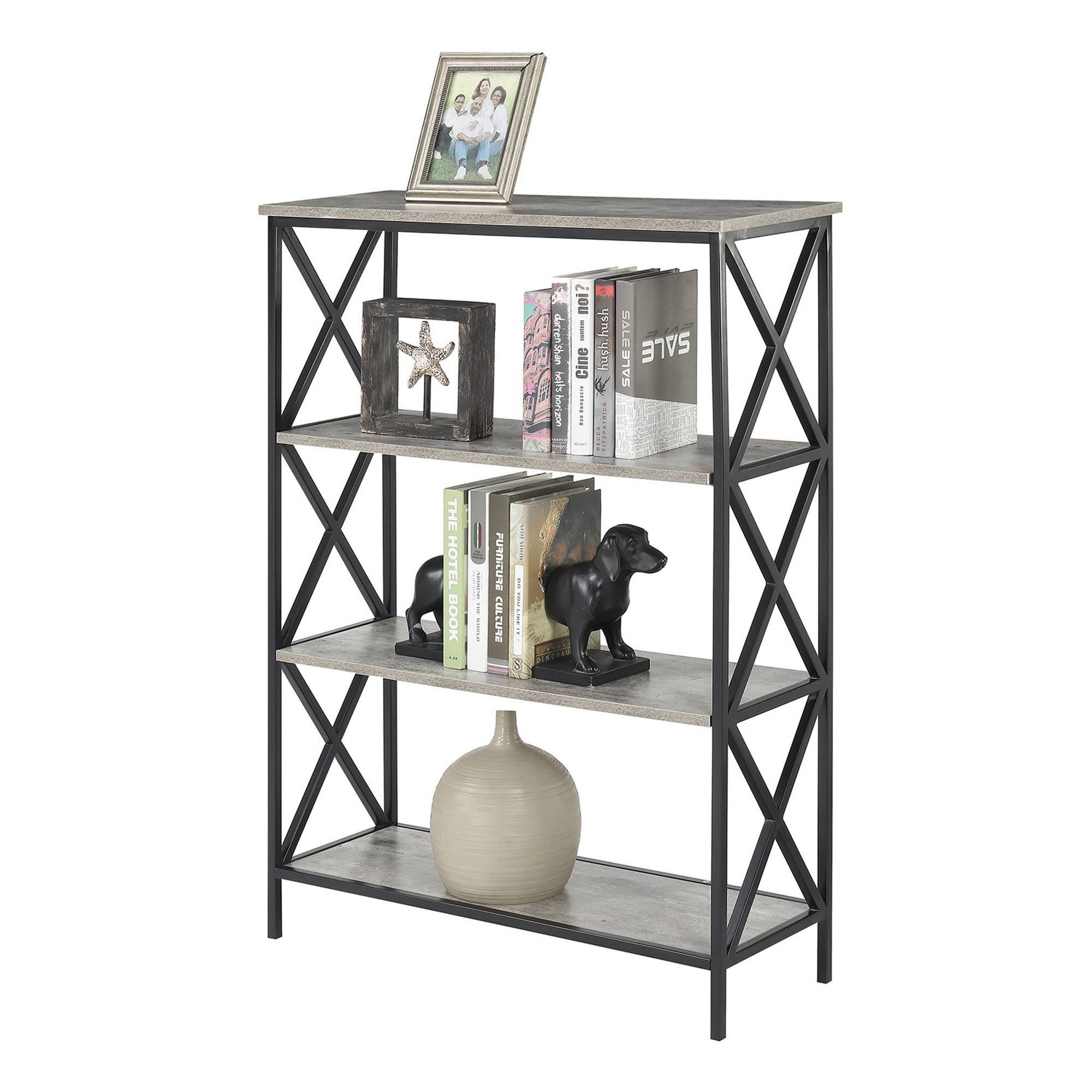 Bookcase 4 Tier Faux Birch a7