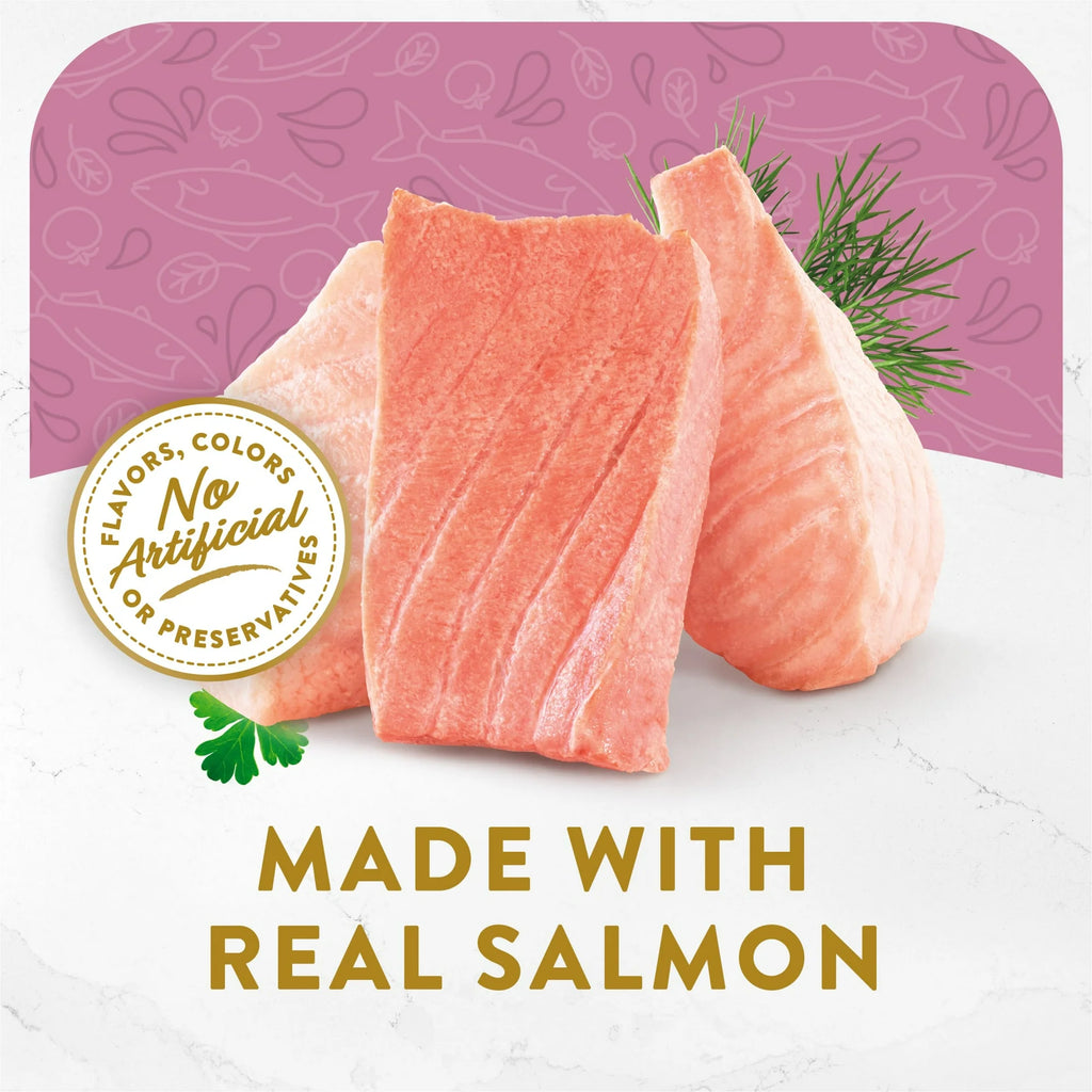 Grain Free Tender Moist Cat Food with Wild Salmon and Vegetables 1.4 oz Pouch k7