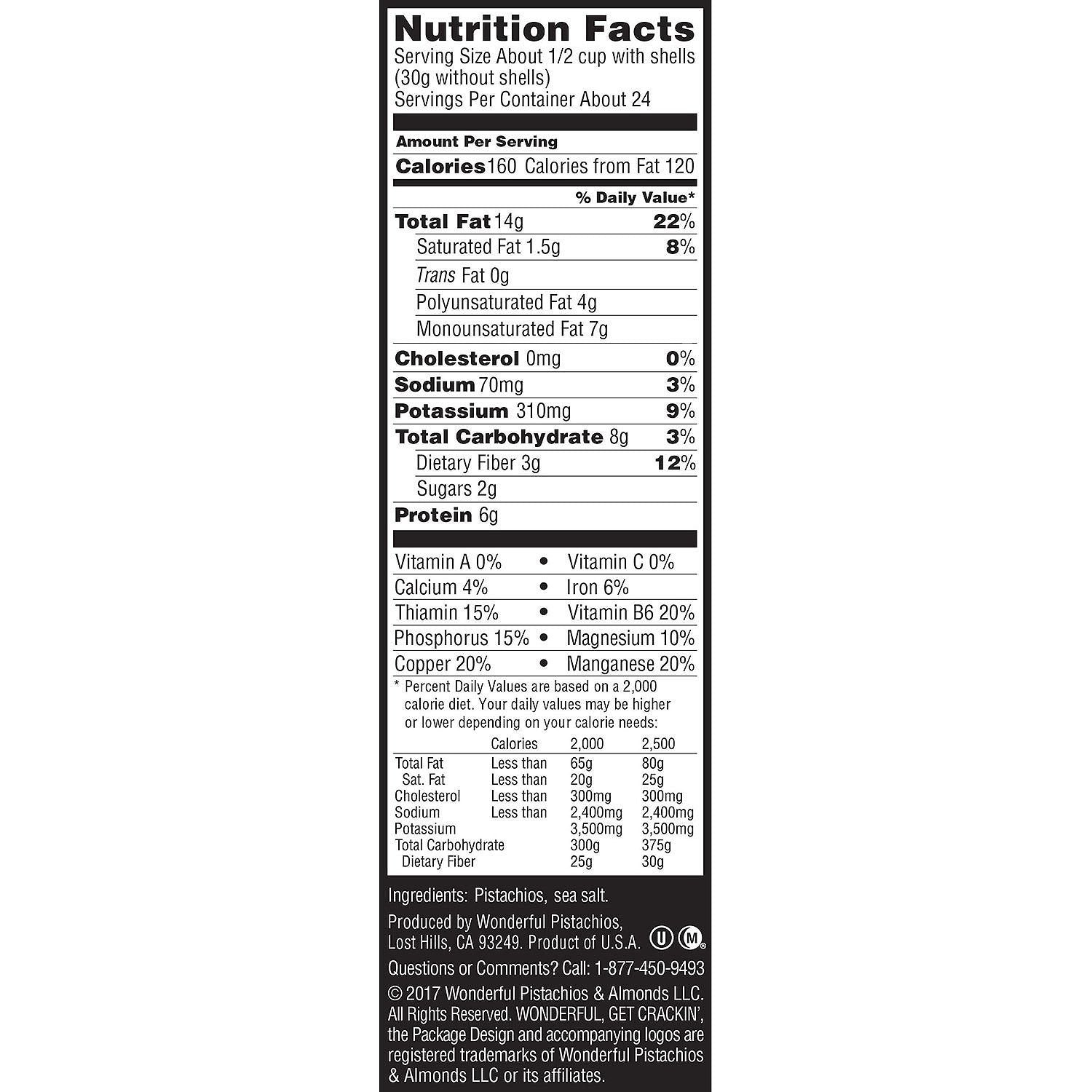 Roasted Lightly Salted Pistachios 48 oz k7
