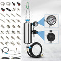 Automotive Fuel Injection System Cleaning Tool for Gasoline Car, Non-Dismantle Fuel System Cleaner Set, Universal Car Fuel Injector Cleaner, Fuel Injector Nozzle Flushing for EFI Throttle