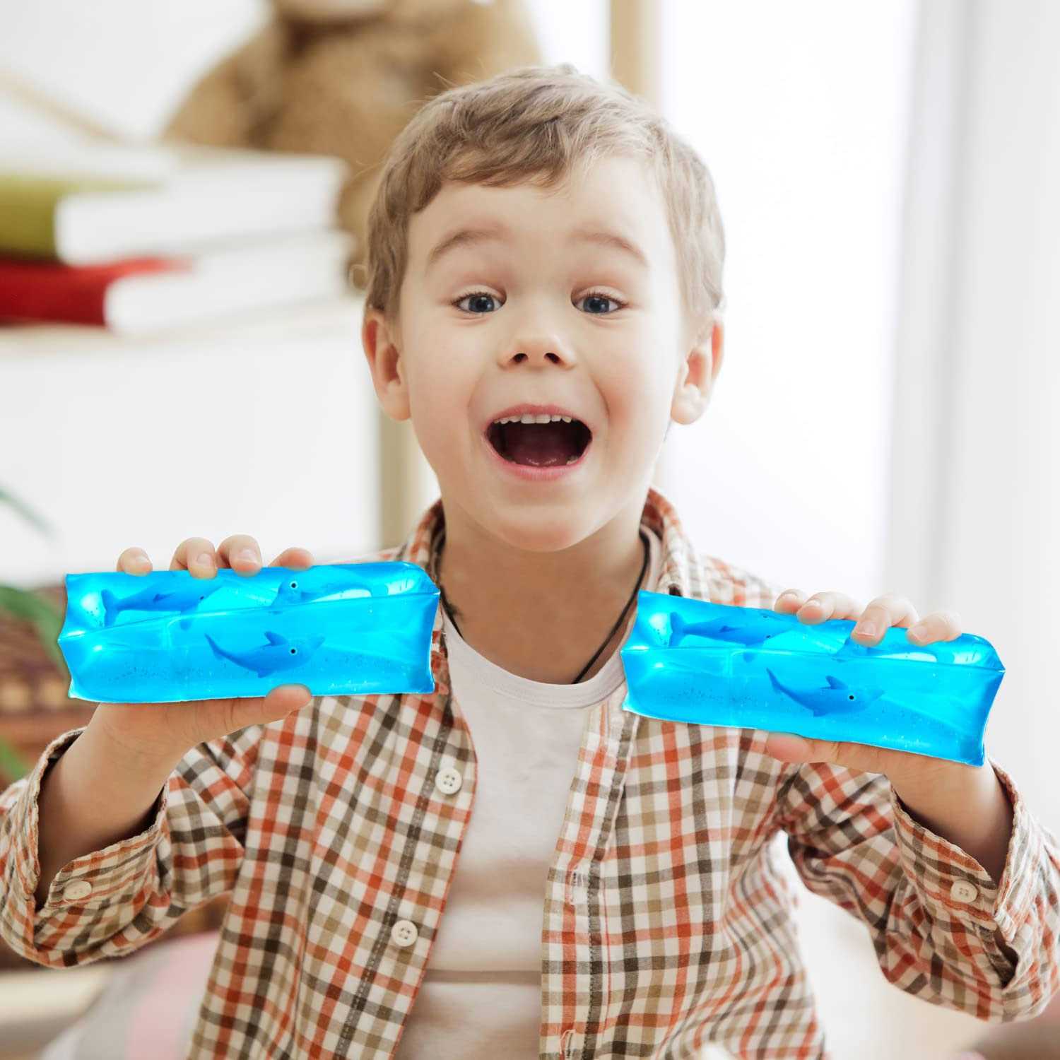 Water Wiggle Sensory Fidget Toy Tube 4.75in k7