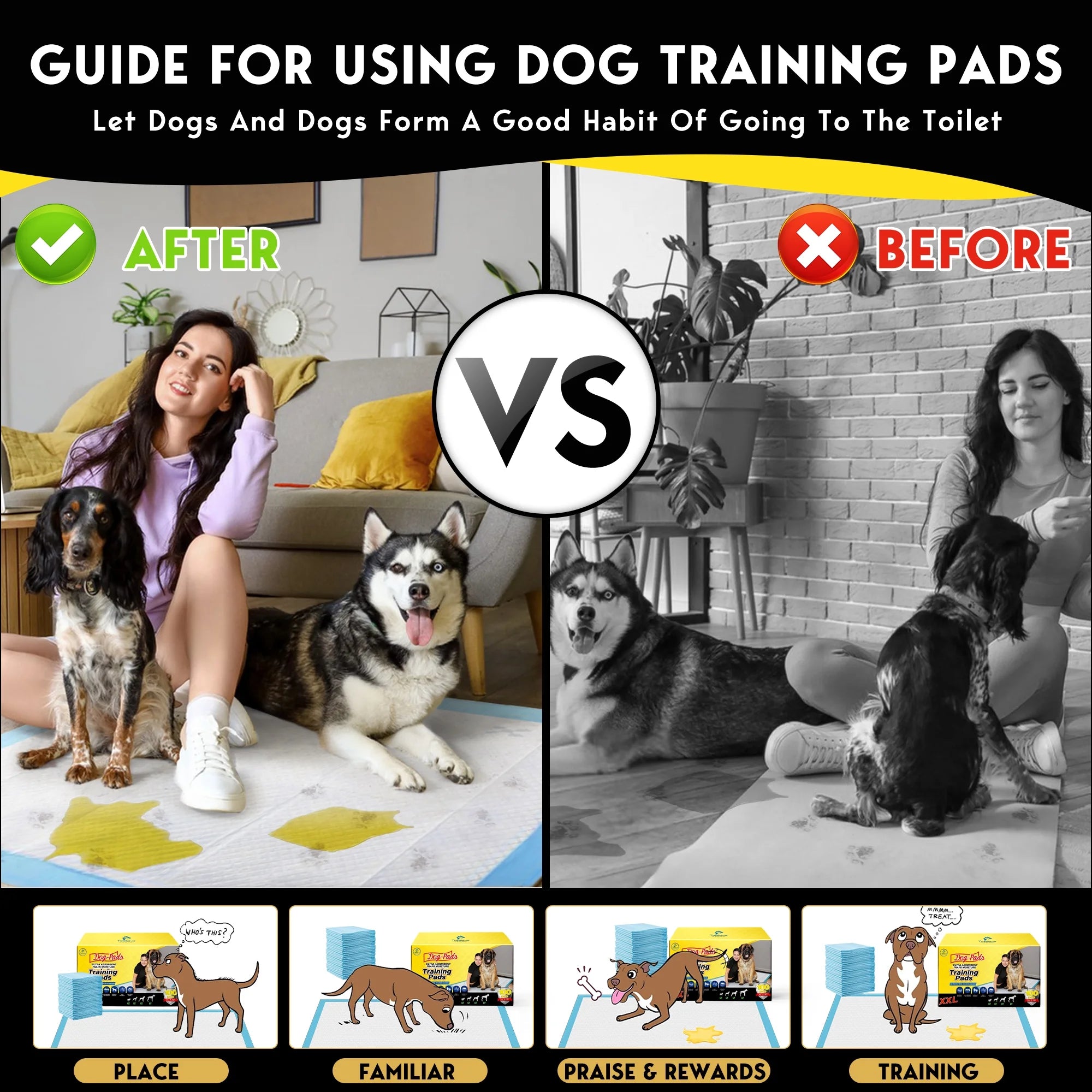 Dog Training Pads XXL 30x36 inch 100 Count a7