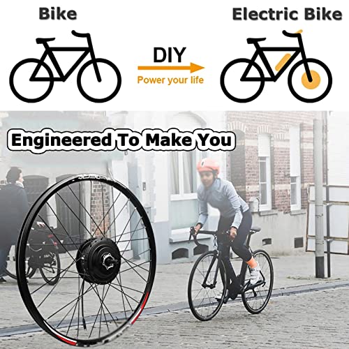 Electric Bike Conversion Kit 48V 1500W Rear Hub Motor 27.5 Inch Wheel k7