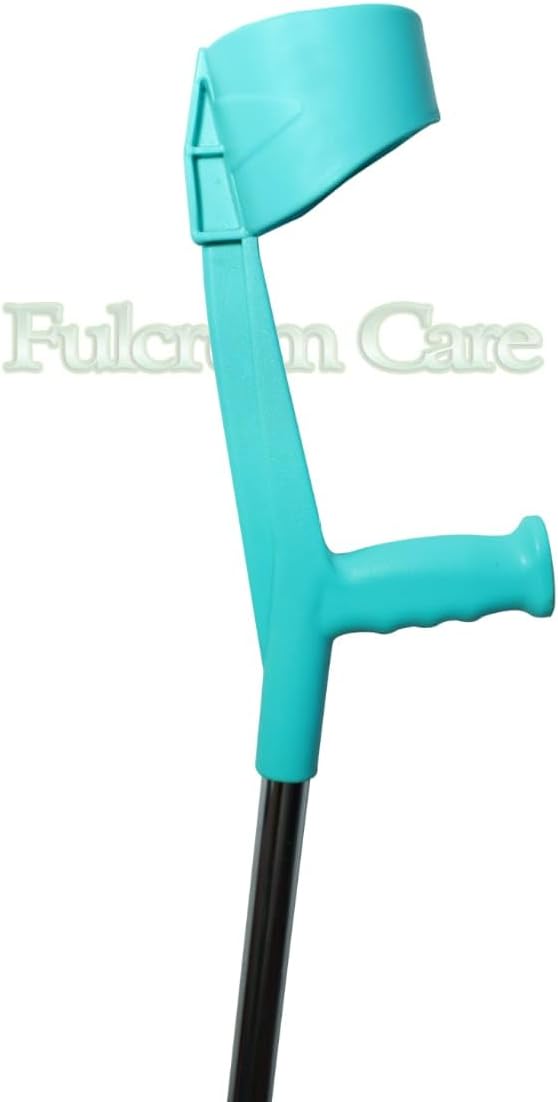 Lightweight Adjustable Elbow Crutch Green k7q