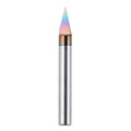 SpeTool Carbide V Groove Bit 30 Degree Engraving Bit 0.015" Tip with 1/4" Shank SPE-X Coated Extra Life