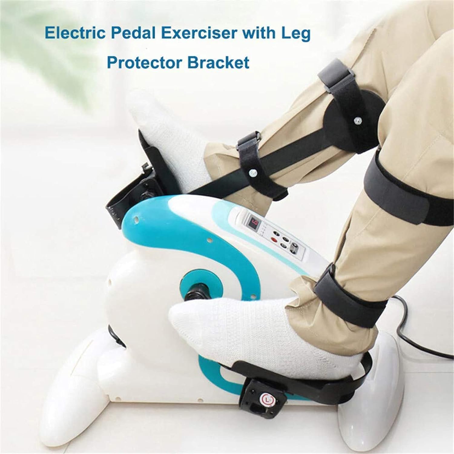 Pedal Exerciser with LCD Display, Portable Mini Exercise Bike k7q
