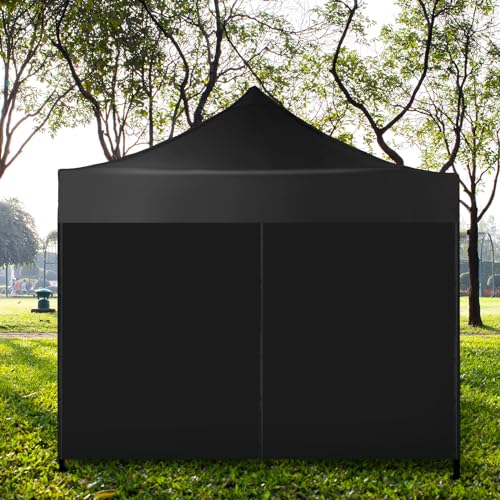 Canopy Tent Sidewalls for 10x10 Pop Up, 4 Pack with Zipper Doors, Waterproof Blue k7