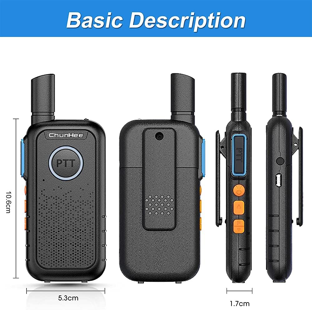 Wireless Intercom System 2 Pack for Home Office Hiking a7