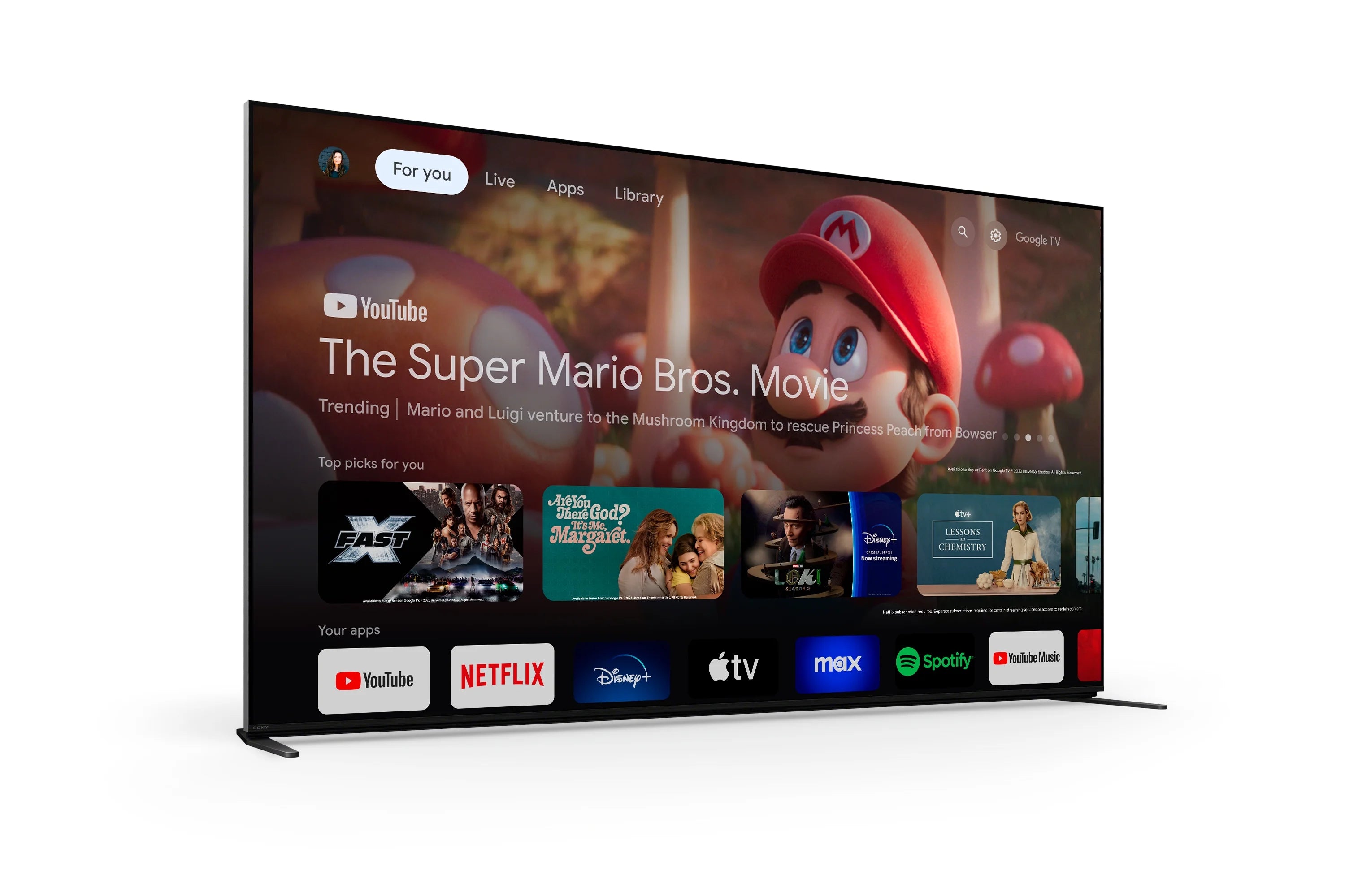 85" Mini LED 4K HDR Smart Google TV k7