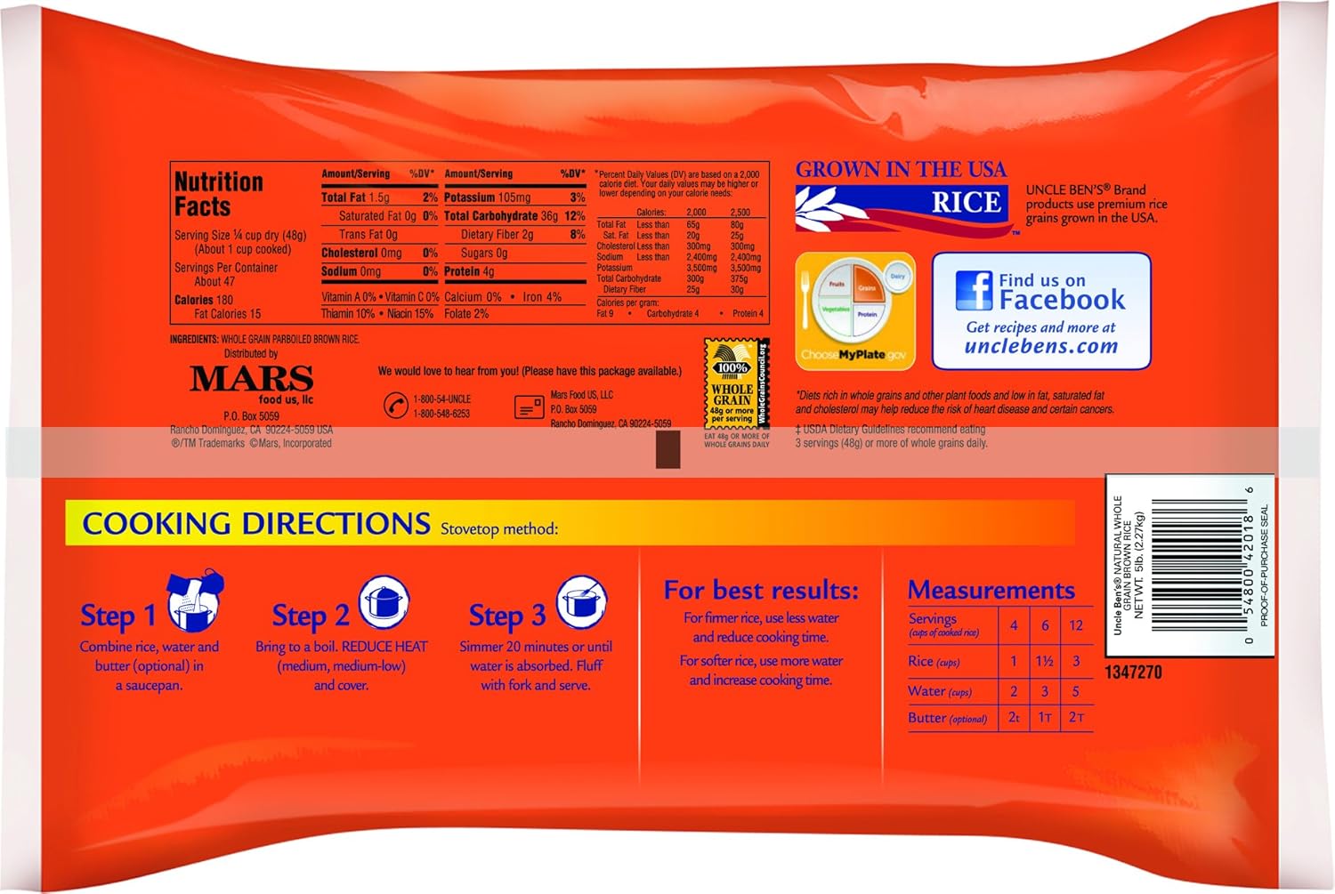 Brown Rice Bag 5lb a7