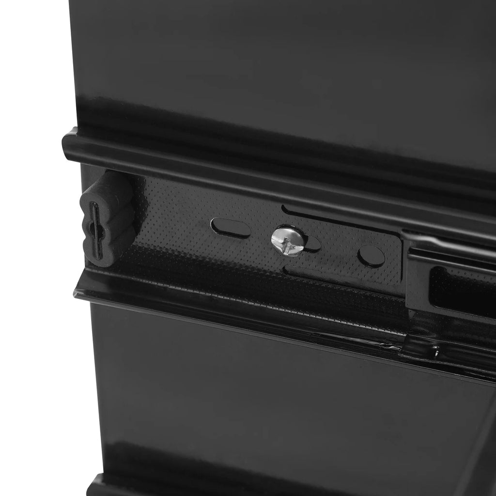 Under Desk Sliding Drawer Organizer, Black Steel Storage Tray a7