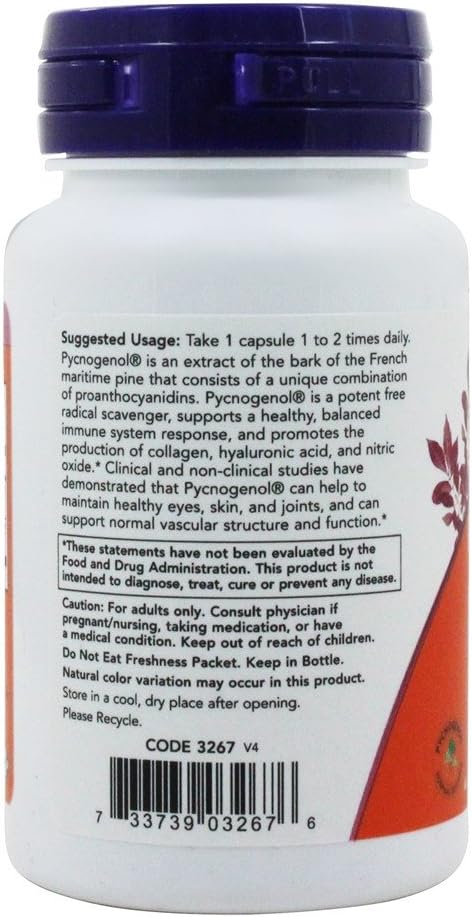 Pycnogenol 100 mg Vegetarian Capsules a7