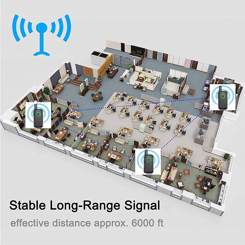 Wireless Intercom System 2 Pack for Home Office Hiking a7