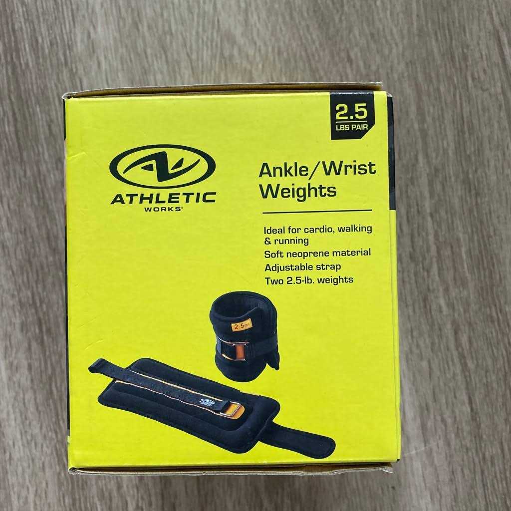 Ankle & Wrist Weights 5lb Pair q7