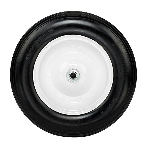 14.5" Flat Free Wheelbarrow Tire with Bearings k7