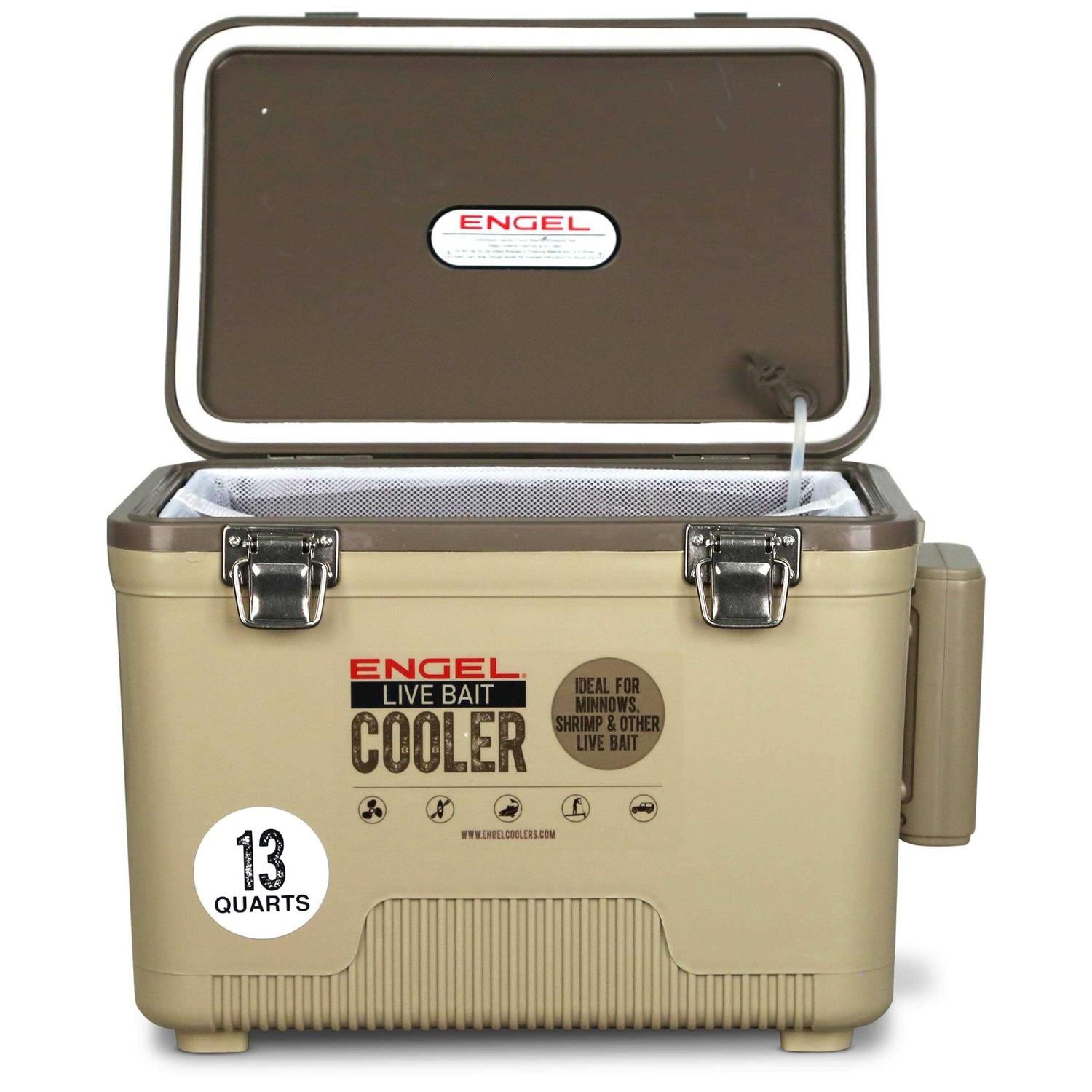 Cooler with Rechargeable Aerator Stainless Hardware k7m